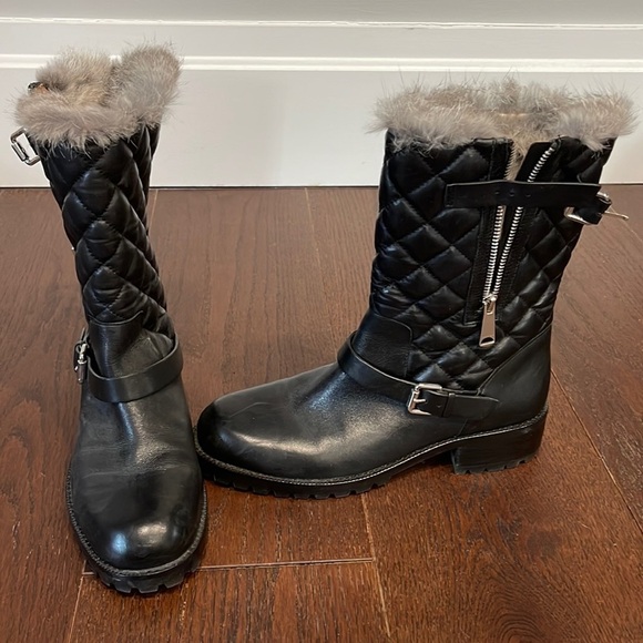 VC Signature Women’s Black Boots Size 39/9 - Picture 1 of 7